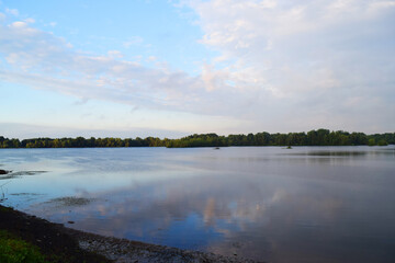 Trees, fields, grass, river collection