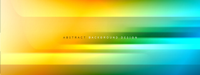 Motion concept neon shiny lines on liquid color gradients abstract backgrounds. Dynamic shadows and lights templates for text