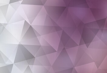 Light Purple vector low poly layout.