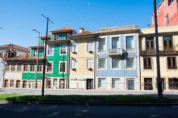 Casas de colores en Oporto Portugal