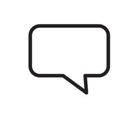 Naklejka premium Chat icon. Speech Bubble icon. Vector flat design
