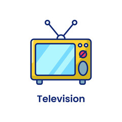 Television icon Vector illustration isolated on white