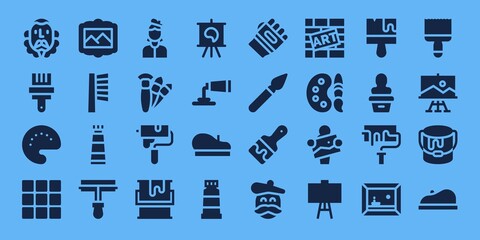 artist icon set