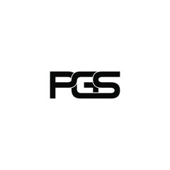 pgs letter original monogram logo design