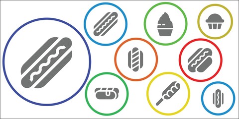 calories icon set