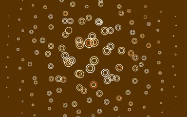 Light Orange vector layout with circle shapes.