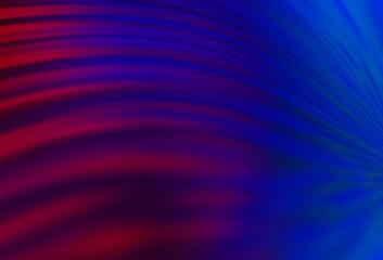 Dark Blue, Red vector glossy abstract layout.