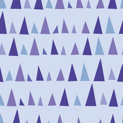 Graphic colourful triangles seamless pattern background.