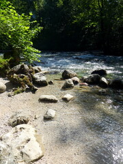 Beautiful river K&ouml;nigseer Ache Berchtesgaden, Germany