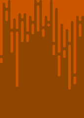 Burnt Orange color Abstract Rounded Color Lines halftone transition background illustration