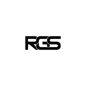 rgs letter original monogram logo design