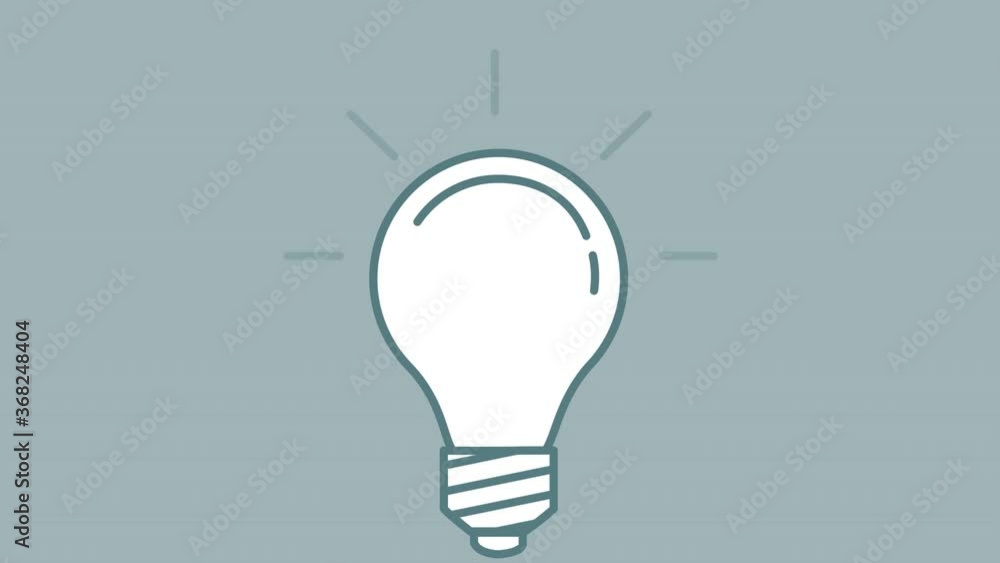 Poster Lampe line icon on the Alpha Channel