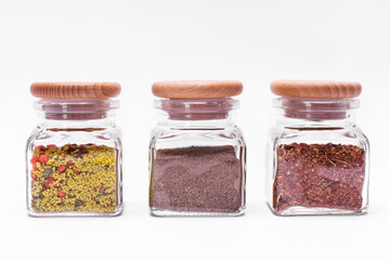 jars with spices