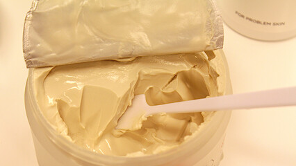 Skin care cream. Cosmetology and professional skin care.