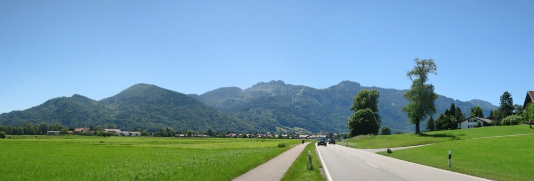 Am Bodensee-K&ouml;nigssee-Radweg: Bei Bernau/Grassau