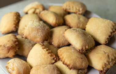 Kyata. Sweet pastries in a plate