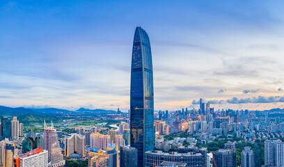 City Scenery of Shenzhen City, Guangdong Province, China