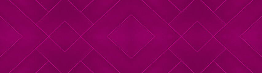 Dark pink magenta seamless abstract grunge pattern square rhombus diamond herringbone tiles texture...