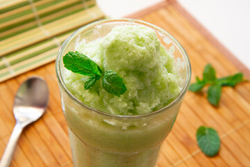 Mint sorbet summer special recipe