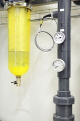 Set of water quality control in industrial water treatment boiler room