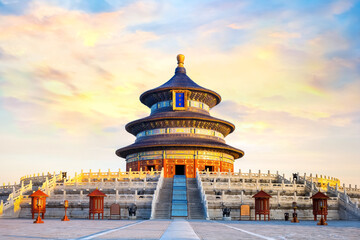 The Temple of Heaven is an imperial complex of religious buildings