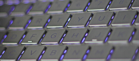 Fototapeta premium Closeup of keyboard