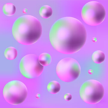 purple bubble background