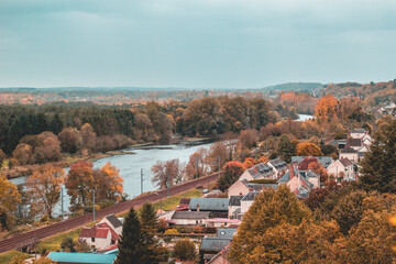 View over the Loire Valley in France