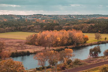 View over the Loire Valley in France