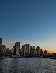 Fototapeta na wymiar Urban Shot of a sunset in Sydney