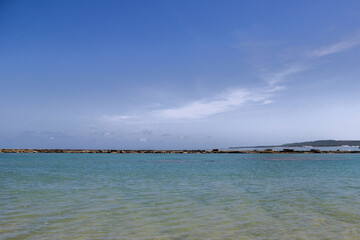 beach and blue sky