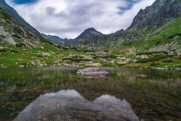 Lake over Skok Watterfall - Pleso nad Skokom © Zoltan