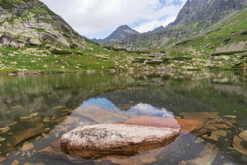 Lake over Skok Watterfall - Pleso nad Skokom © Zoltan