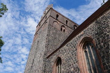 Fototapeta na wymiar Kirche St. Marien in Angermünde