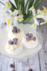 wedding cake with flowers