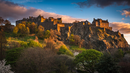Edinburgh Castle - obrazy, fototapety, plakaty