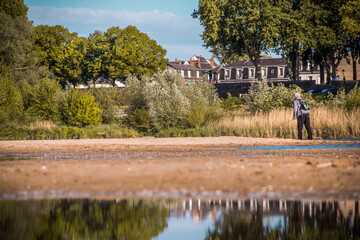 Fisherman next to the Loire Valley