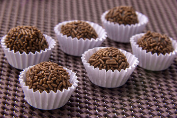 Traditional Brazilian party candy, Brigadeiro