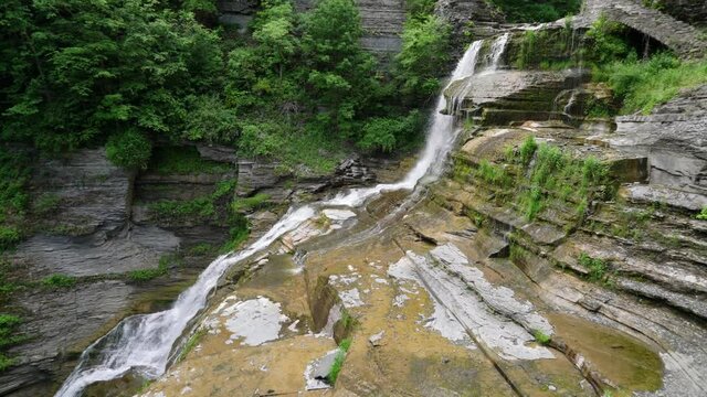 Lucifer Falls At The Robert H. Treman State Park