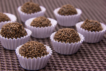 Traditional Brazilian party candy, Brigadeiro