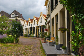 Fototapeta na wymiar Ancient Dutch street 