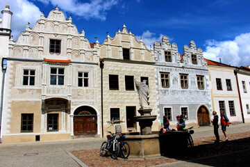 Slavonice, czech republic, ceska kanada, old historic square