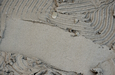 footprint in sand