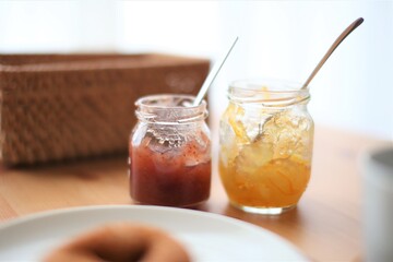 いちごとオレンジのジャム