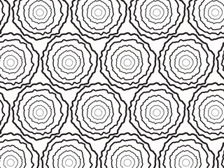 Seamless with abstract geometric line texture. Light modern simple wallpaper, tile backdrop, monochrome graphic element. Black background