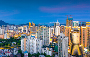 Fototapeta premium City Scenery of Shenzhen City, Guangdong Province, China