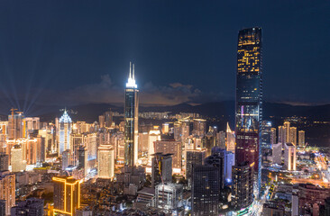 Fototapeta premium City Scenery of Shenzhen City, Guangdong Province, China