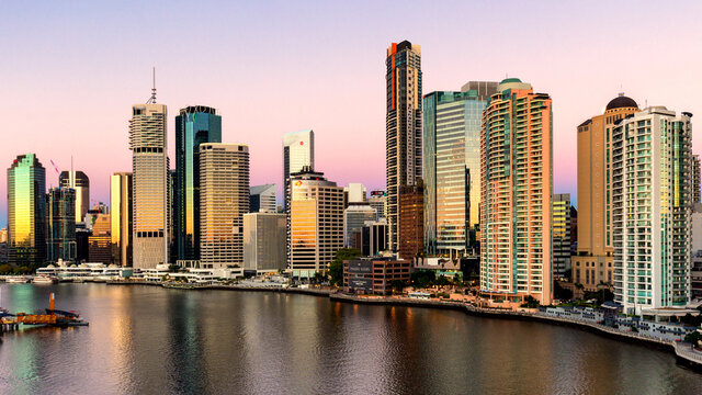 High-rise buildings in Brisbane CBD