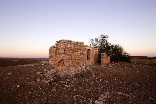 Ruins at dawn