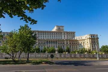 Fototapeta premium House of the parliament Bucharest city capital of Romania
